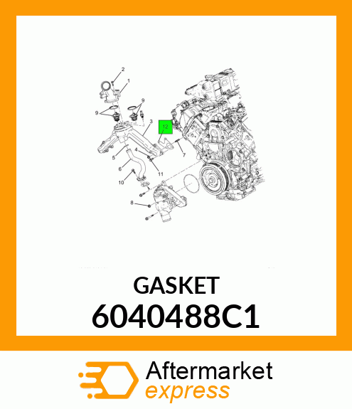 GASKET 6040488C1