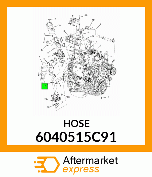 HOSE 6040515C91