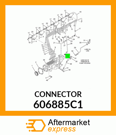 CONNECTOR 606885C1