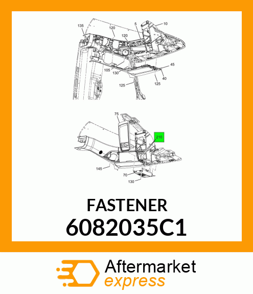 FASTENER 6082035C1