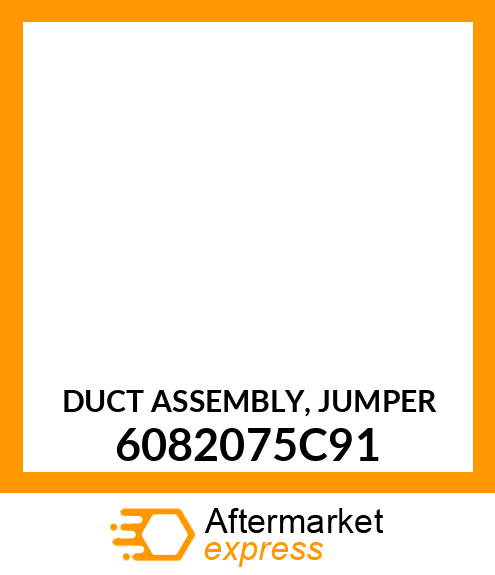 DUCT ASSEMBLY, JUMPER 6082075C91