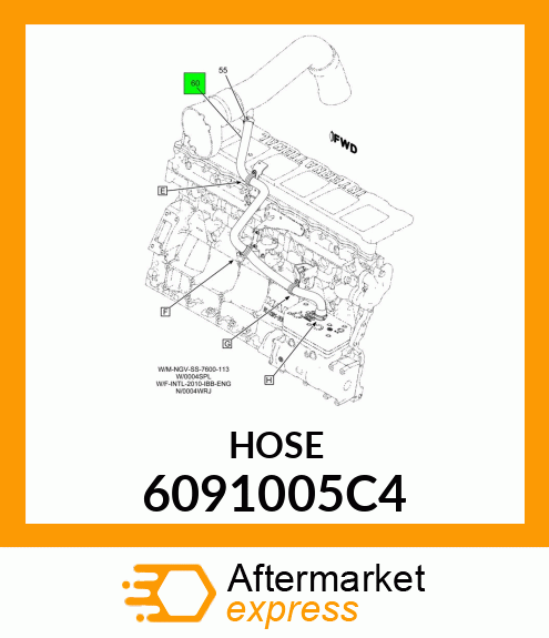 HOSE 6091005C4