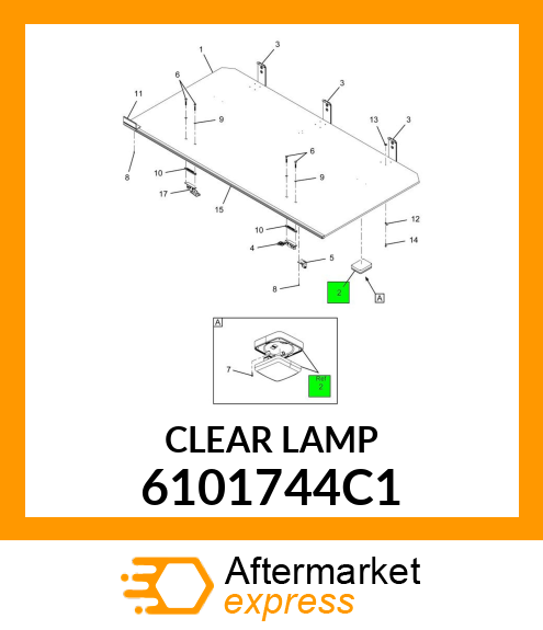 CLEARLAMP 6101744C1