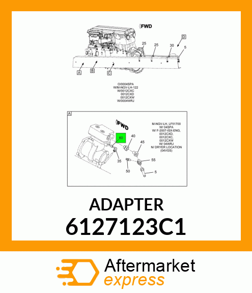 ADAPTER 6127123C1