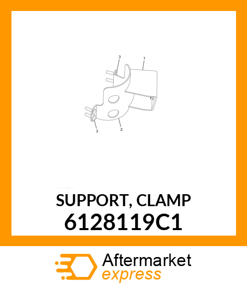 SUPPORT,_CLAMP_ 6128119C1