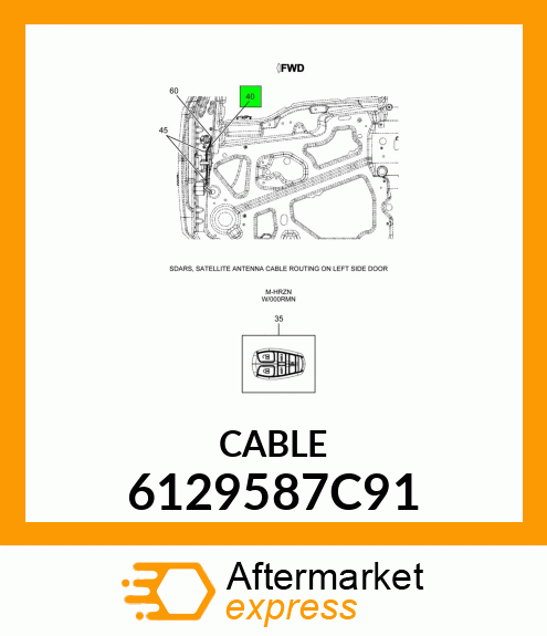 CABLE 6129587C91