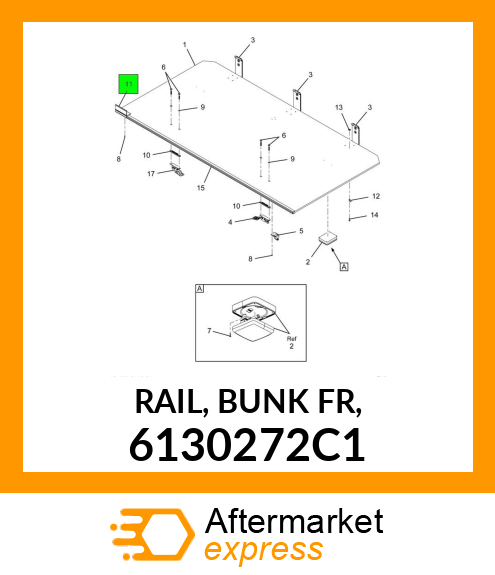 RAIL,_BUNK_FR,_ 6130272C1