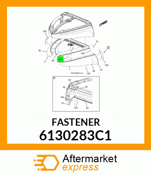 FASTENER 6130283C1