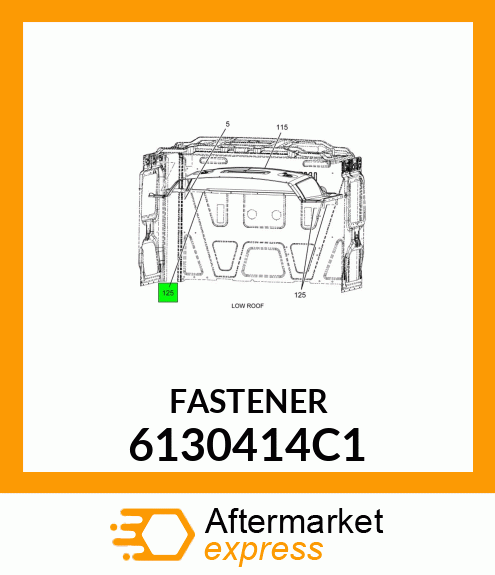 FASTENER 6130414C1