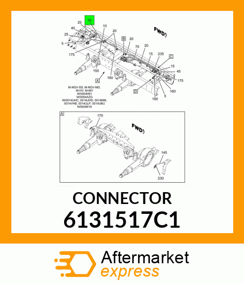 CONNECTOR 6131517C1