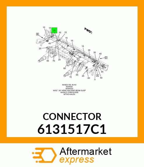 CONNECTOR 6131517C1