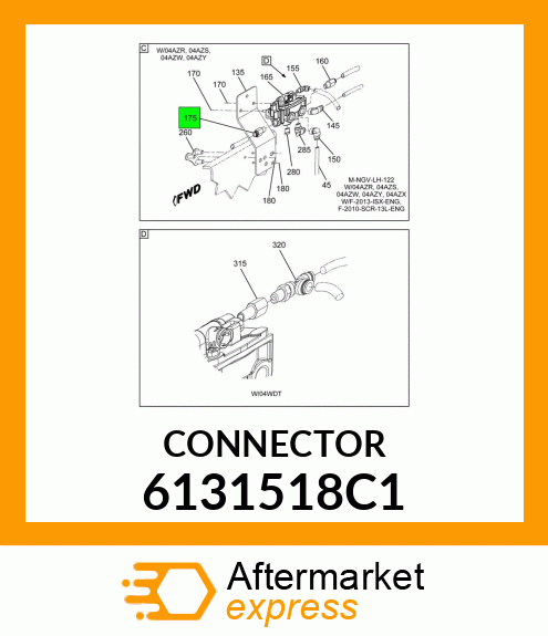 CONNECTOR 6131518C1