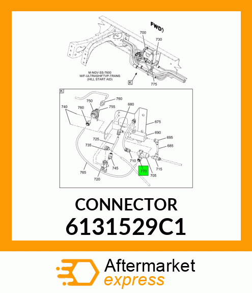 CONNECTOR 6131529C1