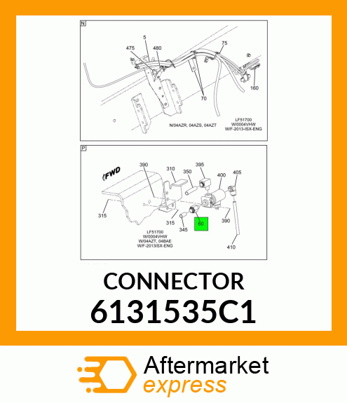 CONNECTOR 6131535C1