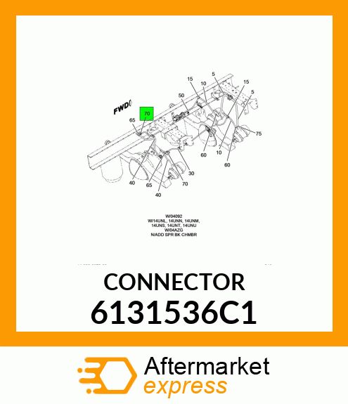 CONNECTOR 6131536C1