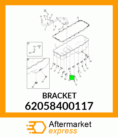 BRACKET 62058400117