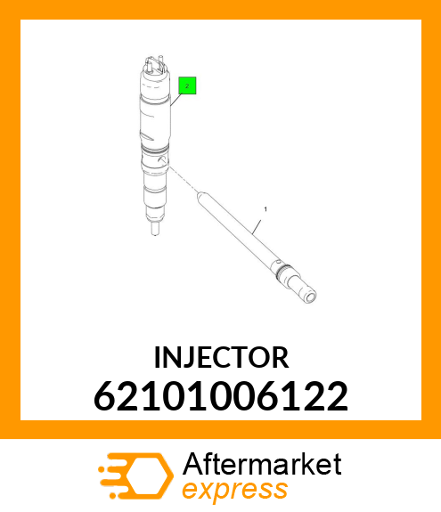 INJECTOR 62101006122