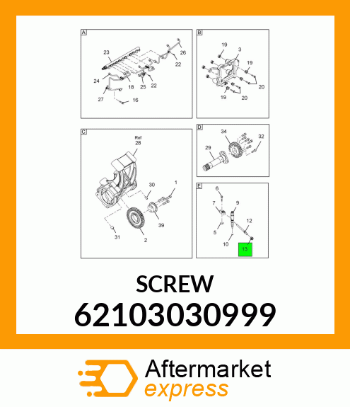 SCREW 62103030999