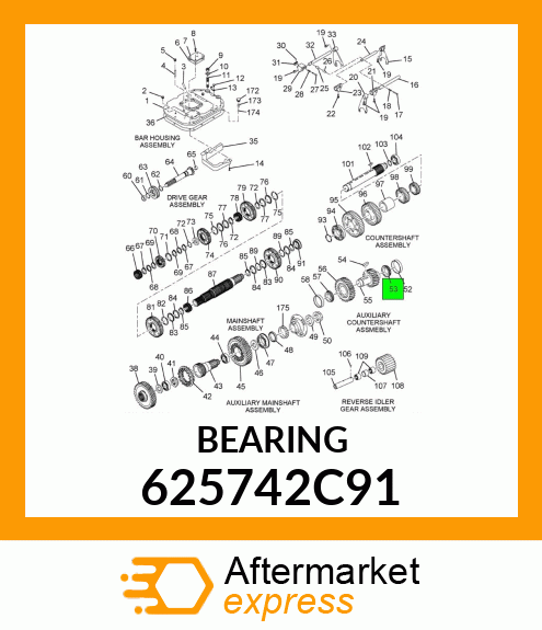 BEARING 625742C91