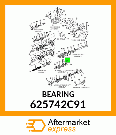 BEARING 625742C91