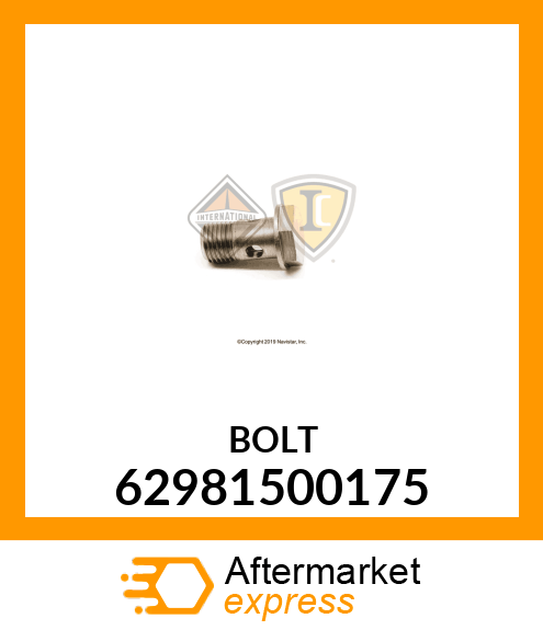 BOLT 62981500175