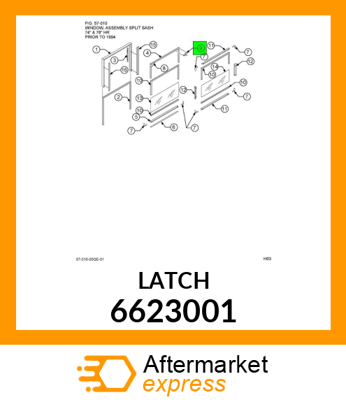 LATCH 6623001