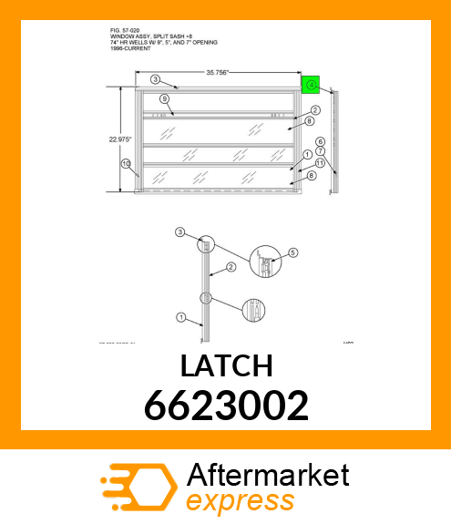 LATCH 6623002