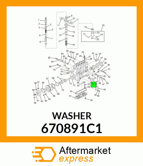 WASHER 670891C1