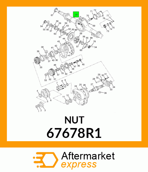 NUT 67678R1