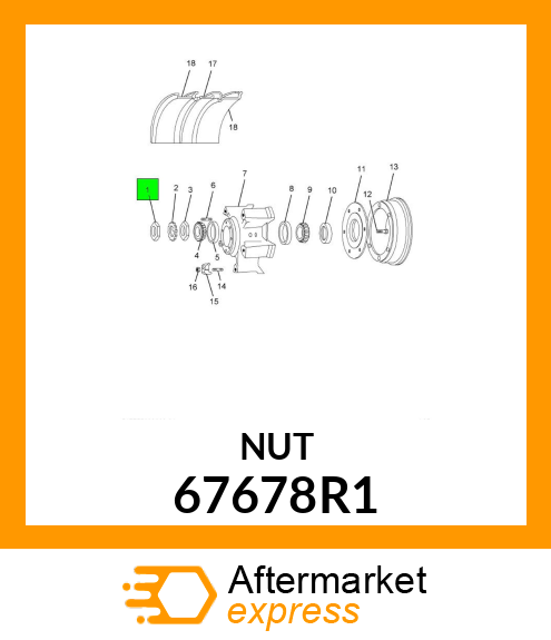 NUT 67678R1