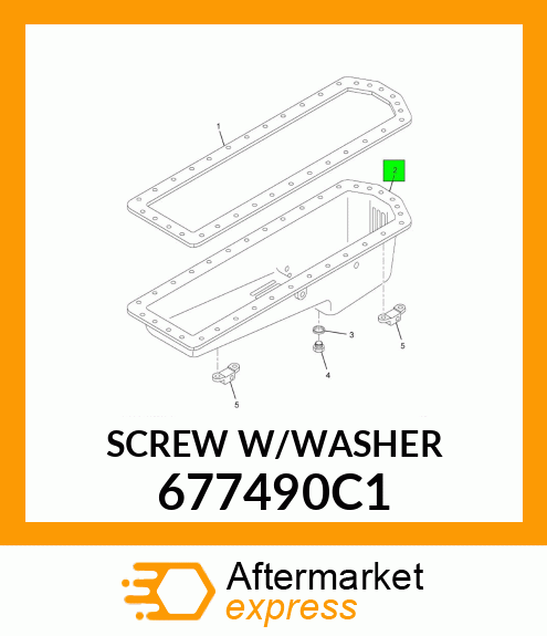 SCREWW/WASHER 677490C1