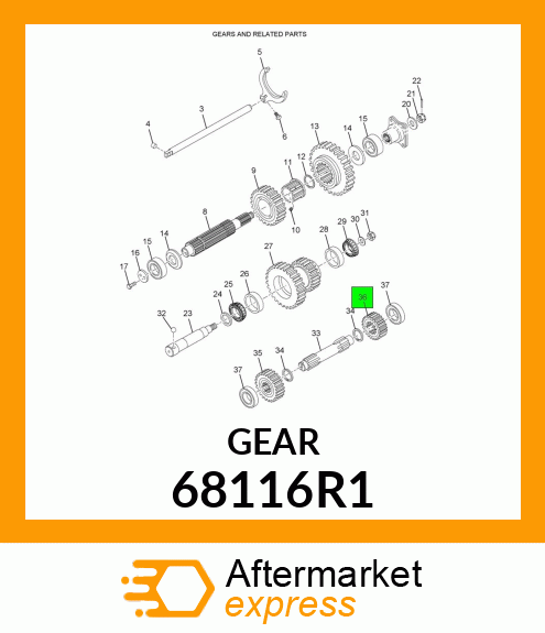 GEAR 68116R1