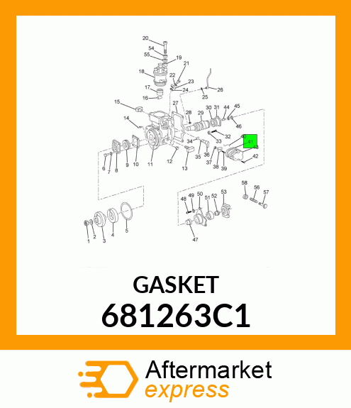 GASKET 681263C1