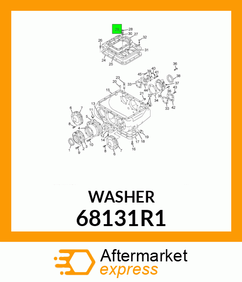 WASHER 68131R1