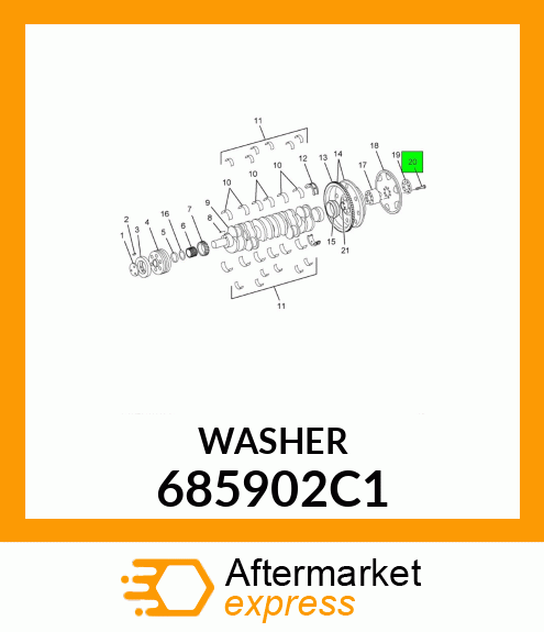 WASHER 685902C1