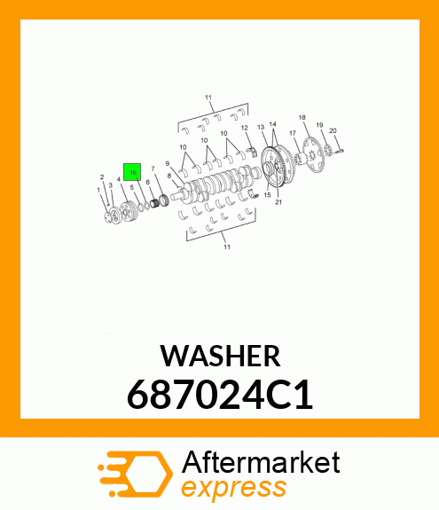 WASHER 687024C1