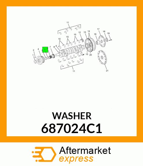 WASHER 687024C1