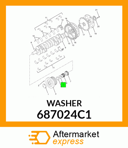 WASHER 687024C1