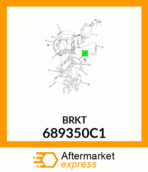 BRKT 689350C1