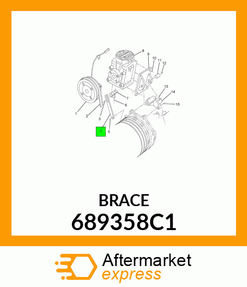 BRACE 689358C1