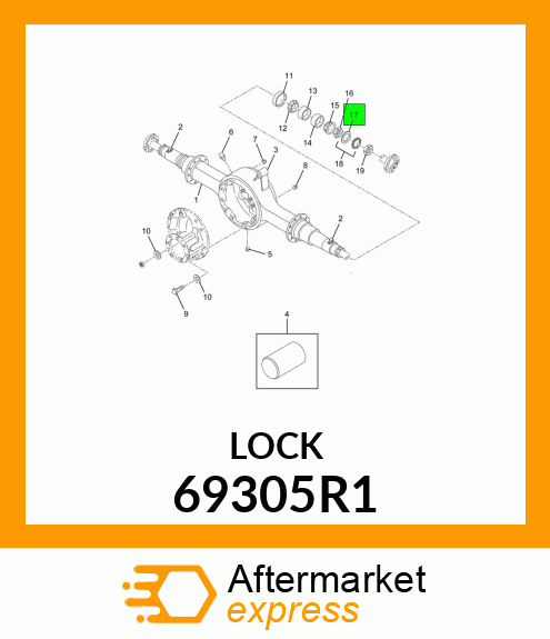 LOCK 69305R1