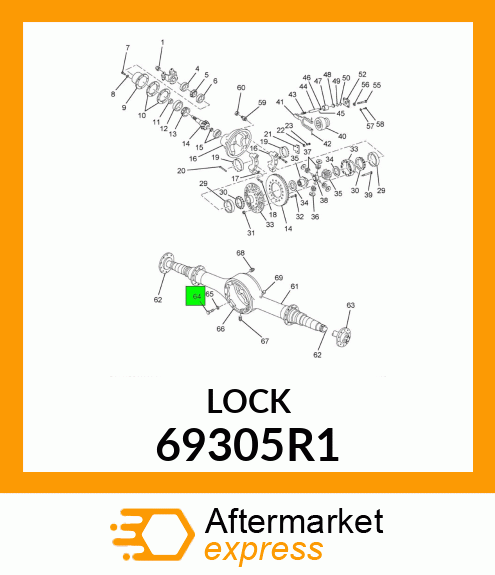 LOCK 69305R1