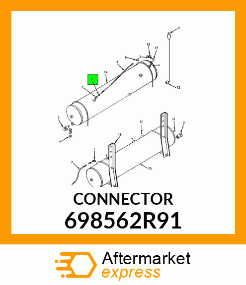 CONNECTOR 698562R91