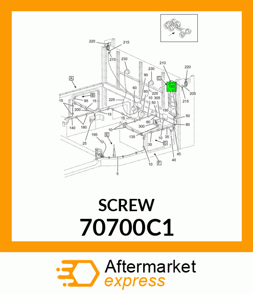 SCREW 70700C1