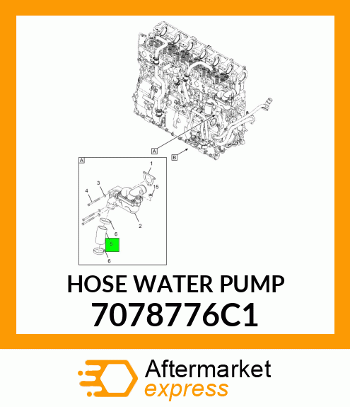 HOSE_WATER_PUMP 7078776C1