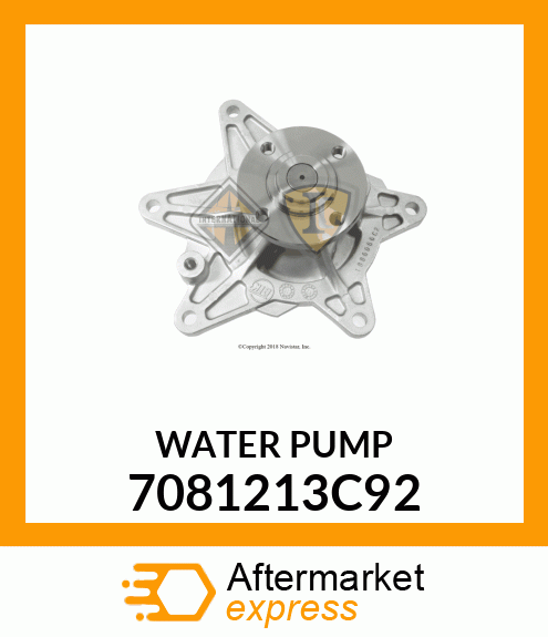 PUMP 7081213C92