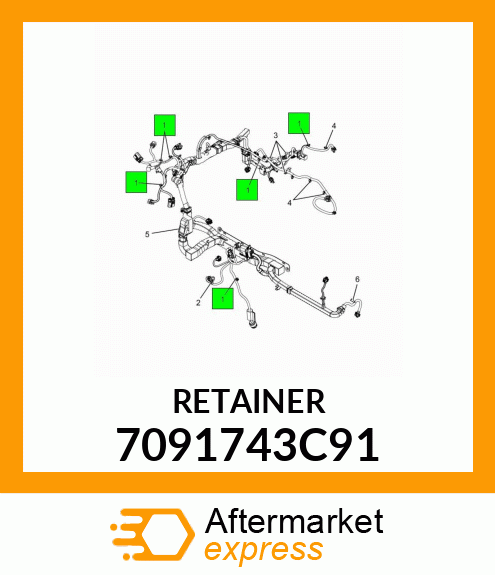 RETAINER 7091743C91