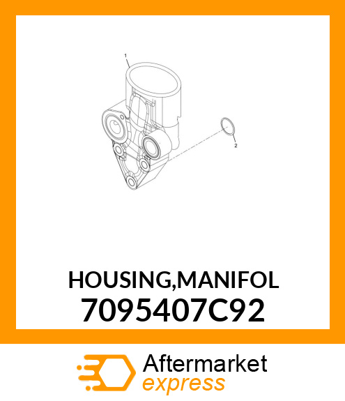 HOUSING,MANIFOL 7095407C92