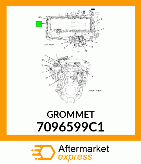 GROMMET 7096599C1