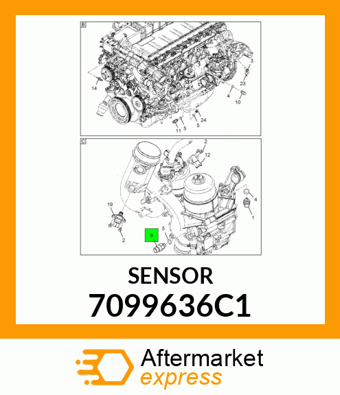 SENSOR 7099636C1